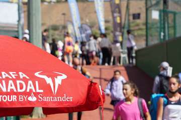 Jornada tenística de este lunes en Telde del Rafa Nadal Tour By Santander Gran Canaria 2022/TA.